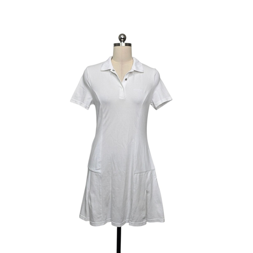 Outdoor Voices Sport Dress White Pique Polo Mini Tennis Golf Size Small